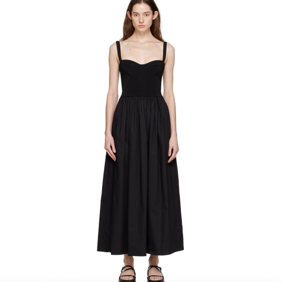 Esse Studios Black Bustier Maxi Dress - Picture 1 of 6